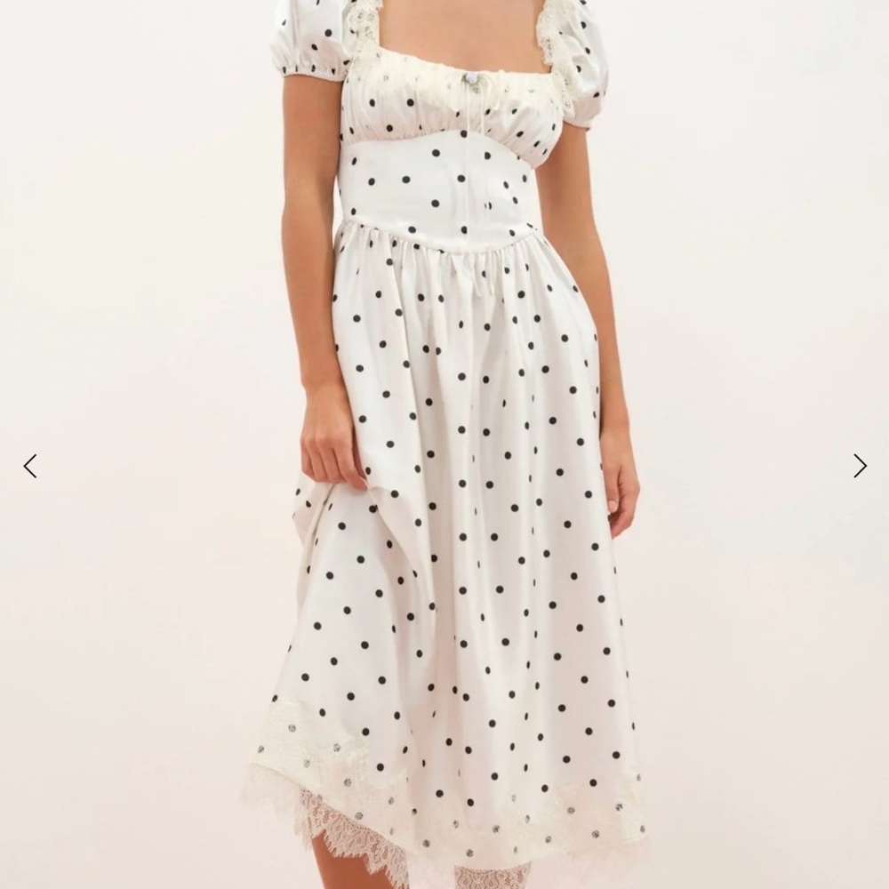 For Love & Lemons Ines Midi Dress NWT - small